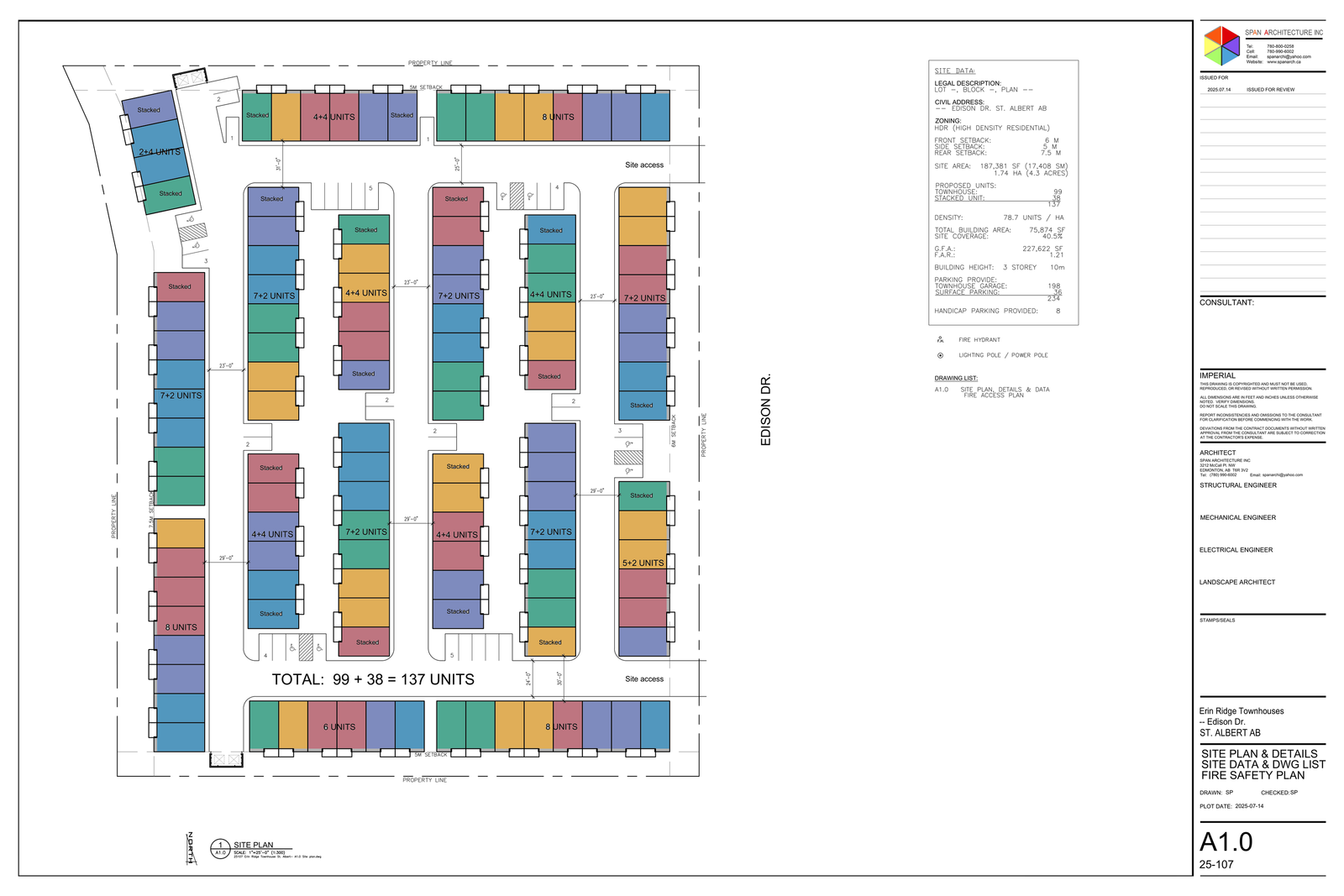 Paramount Community site plan showing lot availability
